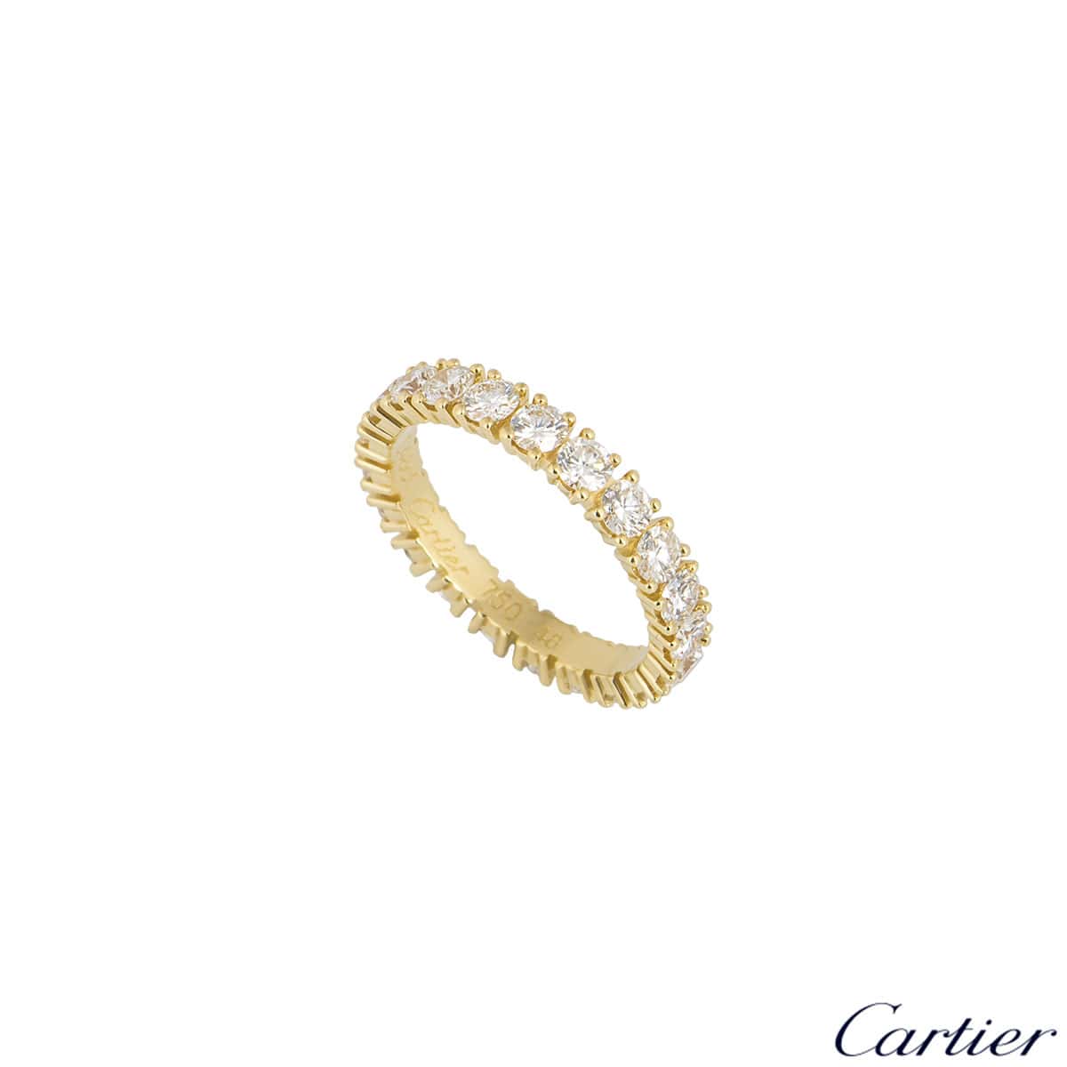 Cartier Yellow Gold Diamond Etincelle De Cartier Ring | Rich Diamonds